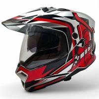 AIM Шлем кросс/эндуро JK802S Red/Grey/Black в Москве