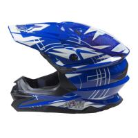 AiM Шлем кроссовый JK803S Blue/White в Москве