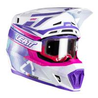 Leatt Шлем кроссовый  7.5 V26 Purple + очки Velocity 4.5 в Москве