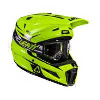 Leatt Шлем кроссовый 3.5 V26 Neon Yellow + очки Vizion 3.5 в Москве