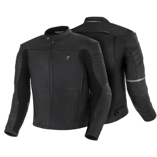 Shima Мотокуртка Кожаная Shadow TFL Black в Москве